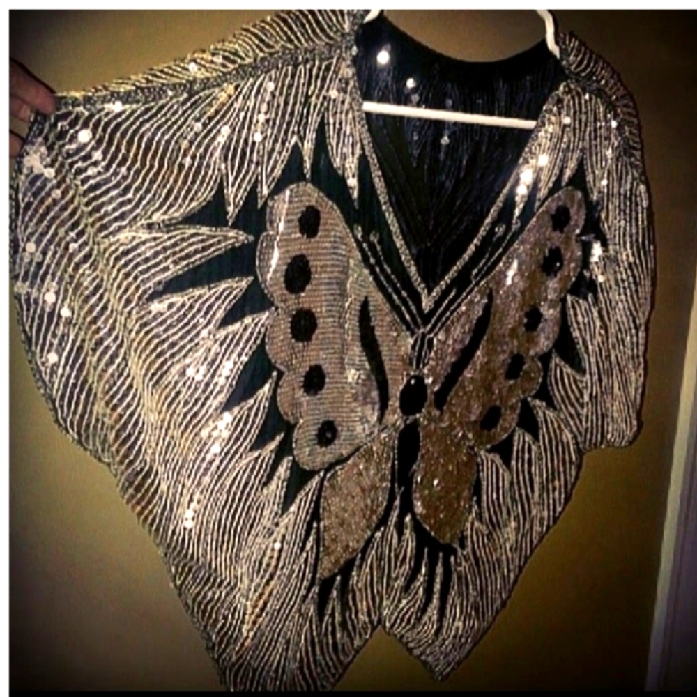 Sequened Butterfly Top